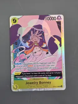 One Piece Carrying On His Will Jewelry Bonney OP13-108 Foil Super Rare SR - Image 1