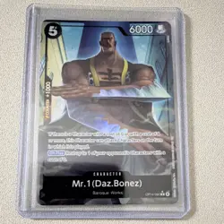 Mr.1 Daz Bonez OP14 Alternate Art Foil | One Piece TCG Azure Sea NM - Image 1