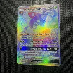 Pokemon Vileplume GX TCG Cosmic Eclipse Holo Card 250/236 Secret NM - Image 1