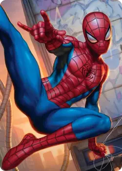 MTG Sensational Spider-Man Art Card Marvel Spider-Man Art Series - Image 1