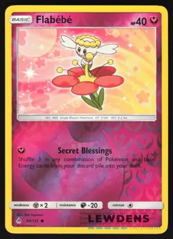 Flabebe - 84/131 - Reverse Holo Common - Forbidden Light - Pokemon Card - Image 1