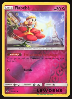 Flabebe - 83/131 - Reverse Holo Common - Forbidden Light - Pokemon Card - Image 1