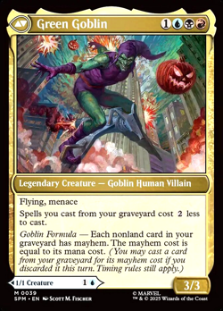 MTG Norman Osborn 39 Mythic Foil Marvel Spider-Man - Image 2