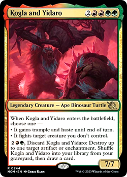 MTG Kogla and Yidarov 244 Rare Foil March of the Machine - Image 1