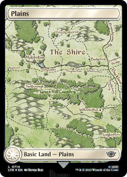 MTG Plains 714 Surge Foil Land The Lord of the Rings - Image 1