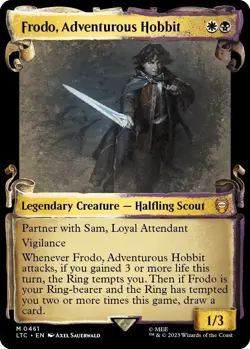 MTG Frodo, Adventurous Hobbit 461 Mythic The Lord of the Rings Commander - Image 1