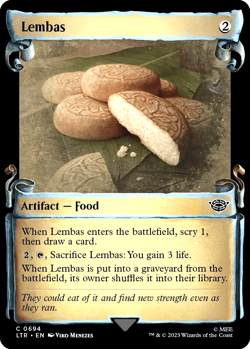 MTG Lembas 694 Foil Showcase Scrolls The Lord of the Rings - Image 1