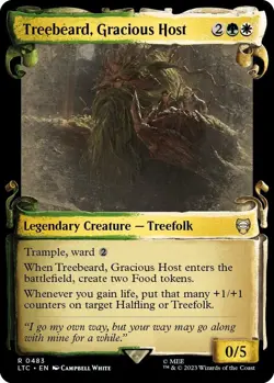 MTG Treebeard, Gracious Host 483 Rare Showcase Scrolls LTC - Image 1