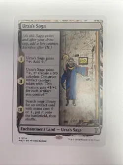 Urza's Saga (White Border) Mystery Booster 2 Regular NM Free Shipping - Image 1
