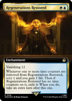 MTG Regenerations Restored 1026 Rare Surge Foil Extended Art Doctor Who - Image 1