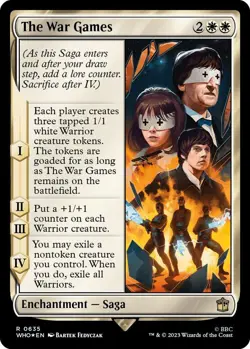 MTG The War Games 635 Rare Surge Foil Doctor Who - Image 1