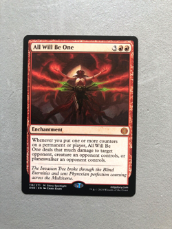 Mtg Carte magic Phyrexia All Will be One Enchantment NM - Image 1