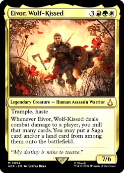 MTG Eivor, Wolf-Kissed 54 Mythic Foil Assassin's Creed - Image 1