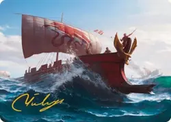 MTG Adrestia 8 Gold Stamped Signature Assassin's Creed Art Series - Image 1