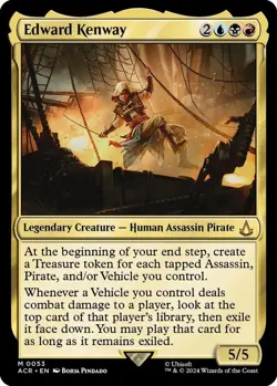 MTG Edward Kenway 53 Mythic Assassin's Creed - Image 1