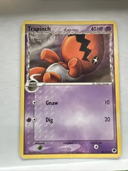 Pokemon TCG Trapinch (Delta Species) EX Dragon Frontiers 68/101 Regular Common - Image 1