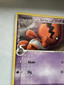 Pokemon TCG Trapinch (Delta Species) EX Dragon Frontiers 68/101 Regular Common - Image 3