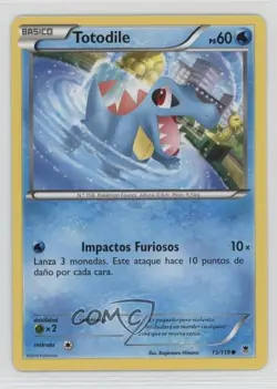 Totodile Spanish Pokemon XY Phantom Forces #15 - Image 1
