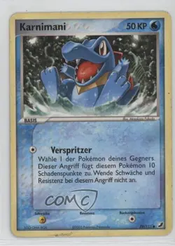 Totodile German Pokemon EX Unseen Forces #78 2005 - Image 1