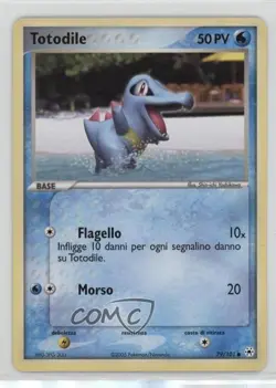 Totodile Italian Pokemon EX Hidden Legends #79 2004 - Image 1