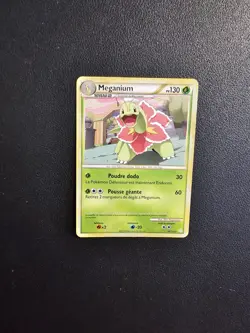 Carte Pokemon Meganium 26/123 Rare Heartgold Soulsilver FR - Image 1