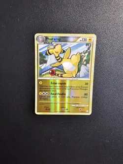 Cartes Pokemon Pharamp 14/123 Rare Reverse HeartGold SoulSilver FR - Image 1
