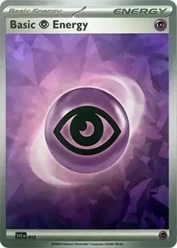 Pokemon Basic Psychic Energy 013 Cracked Ice Holo Scarlet & Violet Energies - Image 1
