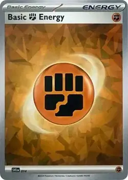 Pokemon Basic Fighting Energy 014 Cracked Ice Holo Scarlet & Violet Energies - Image 1