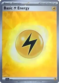 Pokemon Basic Lightning Energy 012 Cracked Ice Holo Scarlet & Violet Energies - Image 1