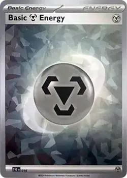 Pokemon Basic Metal Energy 016 Cracked Ice Holo Scarlet & Violet Energies - Image 1