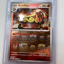 Roitiflam 013/086 MasterBall Carte Pokemon EV10.5 Flamme Blanche Master Ball - Image 3