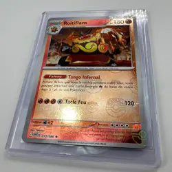 Roitiflam 013/086 MasterBall Carte Pokemon EV10.5 Flamme Blanche Master Ball - Image 4