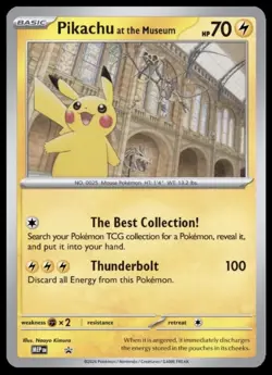 PRE ORDER: Pokemon x Natury History Museum PROMO Pokemon Pikachu Museum - Image 1