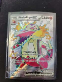 Pokemon TCG Skeledirge EX Full Art PROMO NM 081 - Image 1