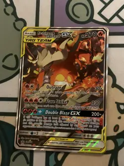 Pokemon TCG Reshiram & Charizard GX SM201 Black Star Promo - Image 1
