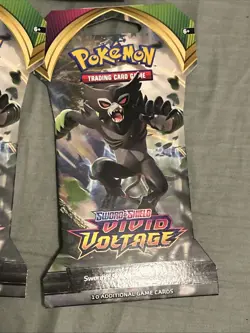 Pokemon TCG Sword and Shield Vivid Voltage Blister Pack Lot of 5 Sealed Packs - Image 4