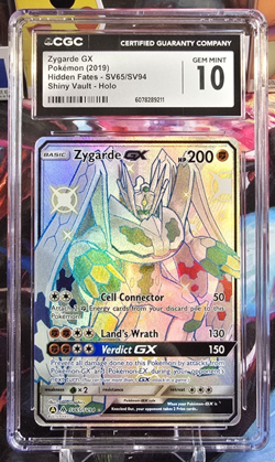 Pokemon 2019 Hidden Fates Zygarde GX Shiny Vault SV65/SV94 CGC 10 Gem Mint 💎 - Image 1