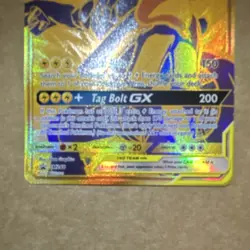 Pokemon Pikachu & Zekrom GX TAG TEAM Holo Promo 240 HP SM248 English - Image 4