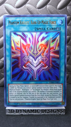 | Yugioh Phantom Knights' Rank-Up-Magic Force PHRA-EN051 1st Ultra Rare NM 🔥 | - Image 1