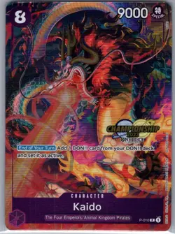 Kaido (CS 2023 Celebration Pack) P-010 English - One Piece Card - NM - Image 1