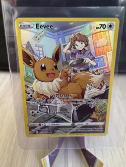 Pokemon TCG Eevee TG11/TG30 Ultra Rare Holo Card Brilliant Stars - Image 1