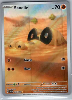 Sandile 216/198 SV01: Scarlet & Violet Base Set - Pokemon Card - NM - Image 1