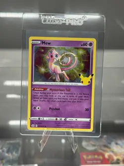 Pokemon TCG Mew Celebrations Holo Rare Card 011/025 Near Mint/Mint Condition - Image 1