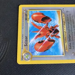 Pokemon card TCG Scizor Neo discovery 29/75 Unlimited non holo Rare WOTC - Image 5