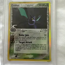 PSA 10 GEM MINT CROBAT Holo Rare Card - 2005 Pokemon EX Delta Species Set -2/113 - Image 2