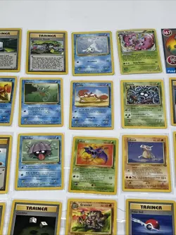 Pokemon TCG (X60) Vintage Card Lot Base Set 1st Edition, Team Rocket, Jungle - Image 3