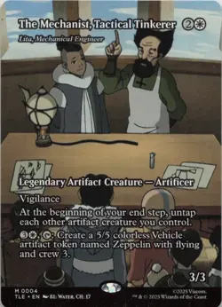 The Mechanist, Tactical Tinkerer (Borderless)Avatar MTG - Image 1