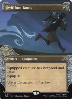 Swiftfoot Boots (Showcase) P Avatar: The Last Airbender 317 - LP MTG - Image 1