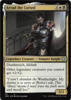 Arvad the Cursed U Commander: Dominaria United 141 LP-NM - Image 1