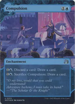 Compulsion - FOIL - U Wilds of Eldraine: Enchanting Tales 15 - MTG - Image 1